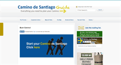 Desktop Screenshot of caminodesantiagoguide.org